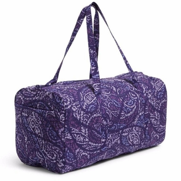 Vera Bradley Handbags - NWT vera bradley xl duffel bag paisley amethyst